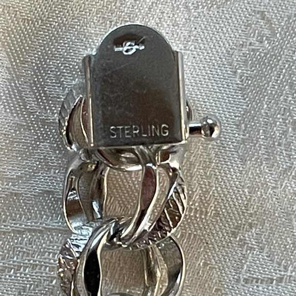 Sterling Silver Braided Chain bracelet - Picture 6 of 11